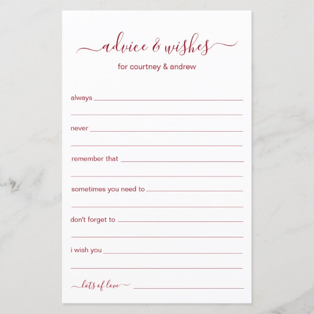 Lámina Consejos y deseos (Anverso)