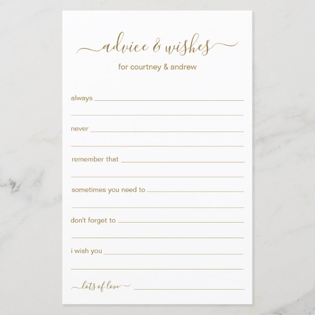 Lámina Consejos y deseos (Anverso)