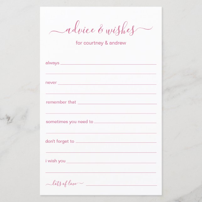 Lámina Consejos y deseos (Anverso)