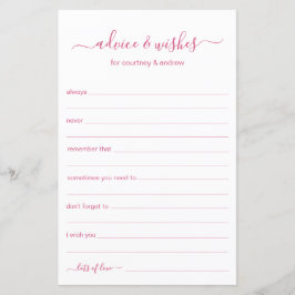 Lámina Consejos y deseos