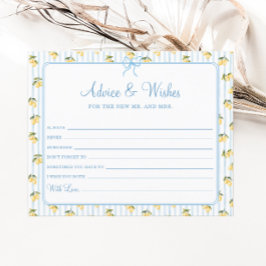 Lámina Consejos y deseos de duchas italianas de limón azu