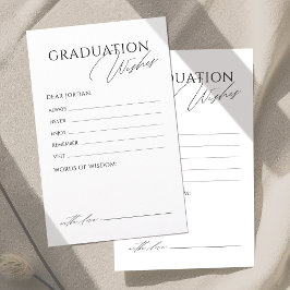 Lámina Consejos y deseos de graduados de guiones sencillo