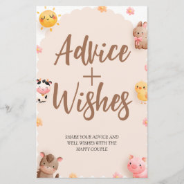 Lámina Consejos Y Deseos De Los Animales Agrícolas Para L