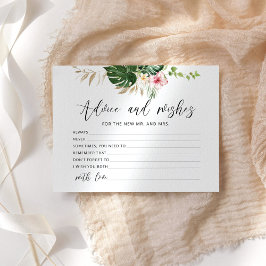 Lámina Consejos y deseos de monstera tropical ducha de no