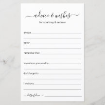 Consejos y deseos del boda