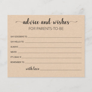 Lámina Consejos y deseos editables para que los padres te