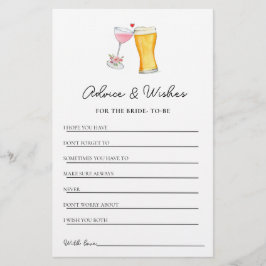 Lámina Consejos y deseos para la ducha de Burbujas y Cerv