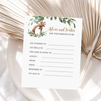 Lámina Consejos y deseos para los padres