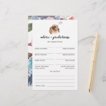 Consejos y predicciones Juego de Baby Shower Dachs