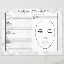 Consulta simple de belleza de mármol blanco negro