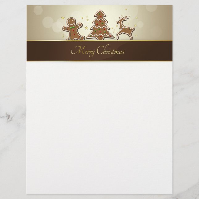 Lámina Cookies de Gingerbread (Anverso)