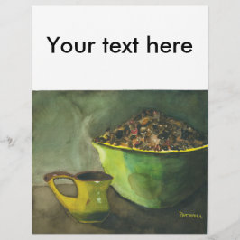 Lámina Copa al vapor de café Bowl frijoles de café