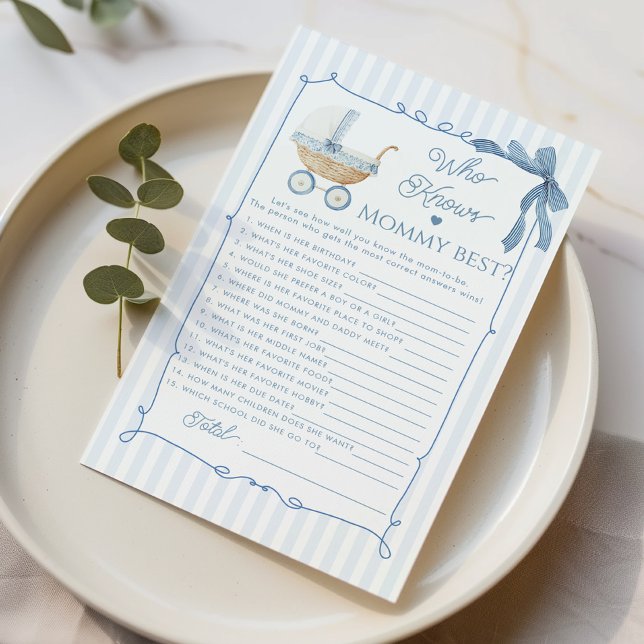 Lámina Coquette Carriage Who knows mommy best game (Subido por el creador)