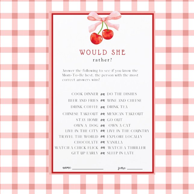 Lámina Coquette Cherry Prefiere Jugar (Subido por el creador)