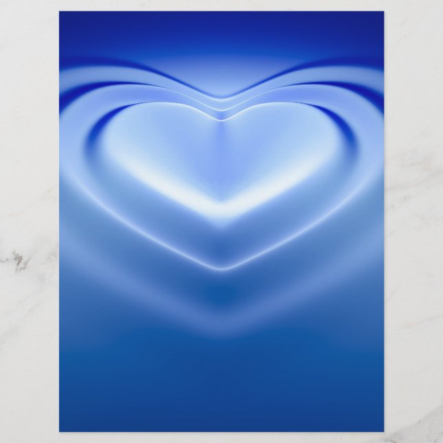 Lámina Corazón azul (Anverso)