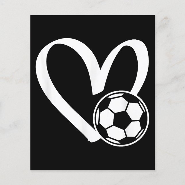 Lámina Corazón del balón de fútbol (Anverso)