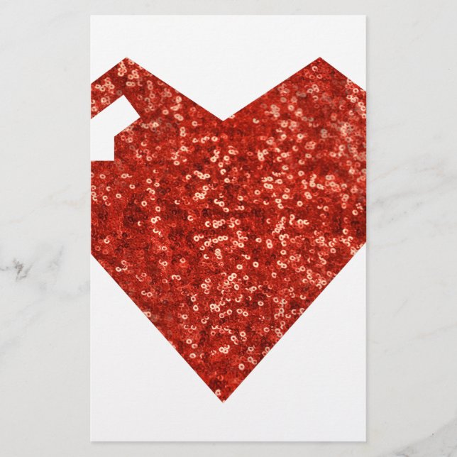 Lámina corazón geeky día de San Valentín (Anverso)