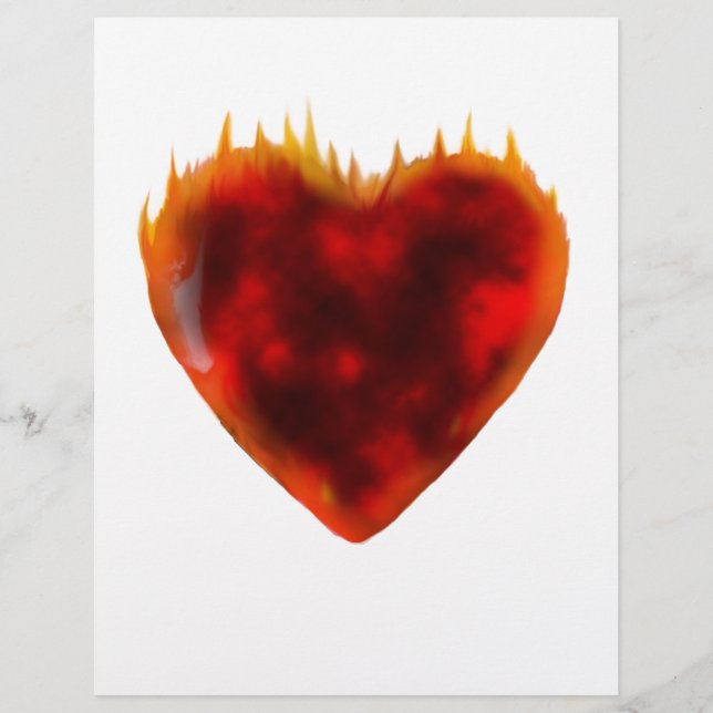 Lámina Corazón inflamante (Anverso)