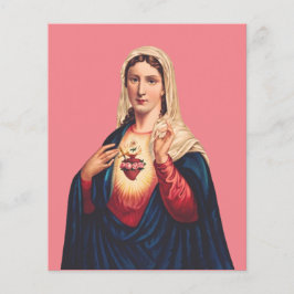 Lámina Corazón Inmaculado de la Virgen María