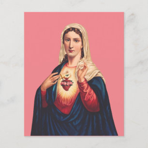 Lámina Corazón Inmaculado de la Virgen María