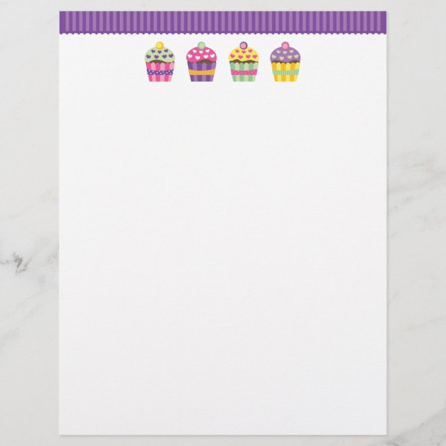 Lámina Corazón 'N Patrón de Cubierta Letterhead (Anverso)