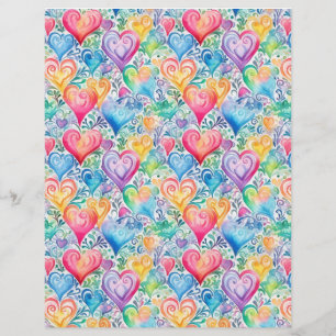 Lámina Corazones 10