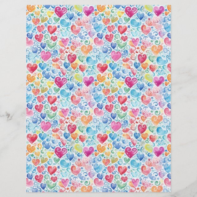 Lámina Corazones 2 (Reverso)