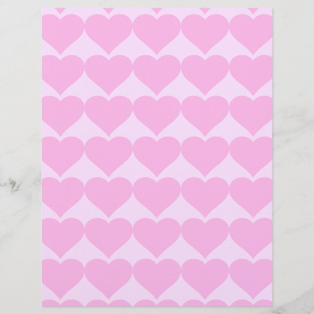 Lámina Corazones rosas, amor incondicional_ (Anverso)