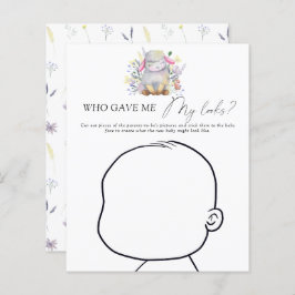 Lámina Cordero - ¿Quién me dio mi apariencia, bebé juego