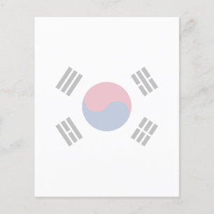 Lámina Corea del Sur: Bandera surcoreana