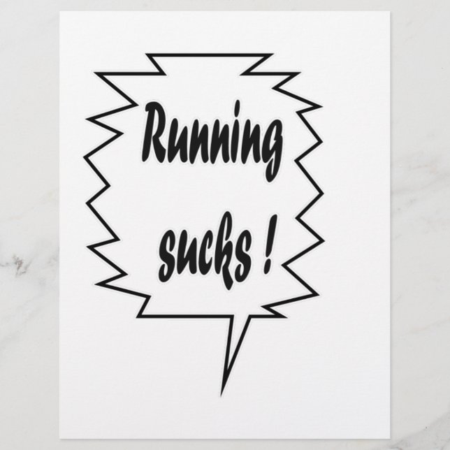Lámina Corriendo Sucks (Anverso)