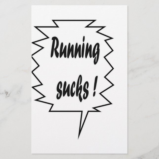 Lámina Corriendo Sucks (Anverso)
