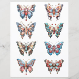 Lámina Cortar mariposa de Rococo