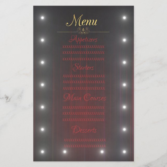 Lámina Cortina de teatro (Anverso)