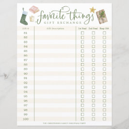 Lámina Cosas favoritas dan a un rastreador de intercambio