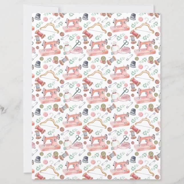Lámina Coser Papel de Scrapbook (Anverso)
