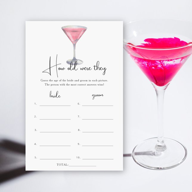 Lámina Cosmopolitan cocktail How old were they bridal (Subido por el creador)