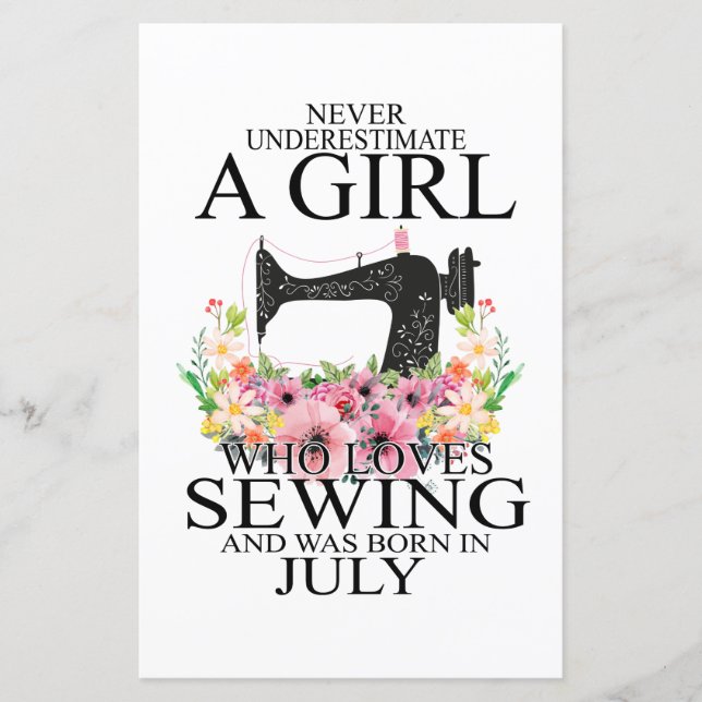 Lámina Costura | A Quién Le Encanta El Masaje Y Nació En  (Anverso)