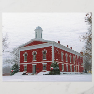 Lámina Courthouse Snow
