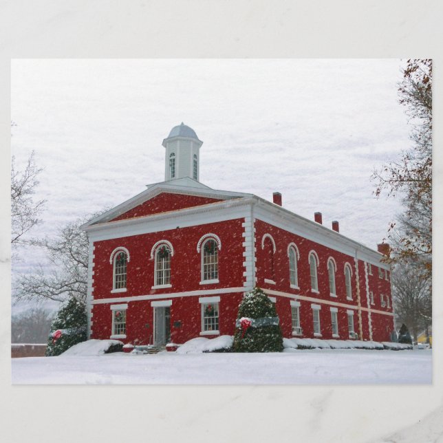 Lámina Courthouse Snow (Anverso)