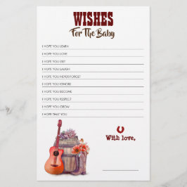 Lámina Cowboy Boots Juego de Baby Shower