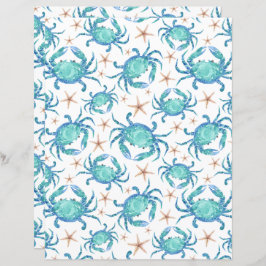Lámina Crabs Scrapbook Paper