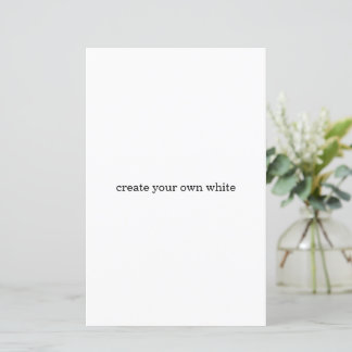 Lámina crea tu propio blanco 