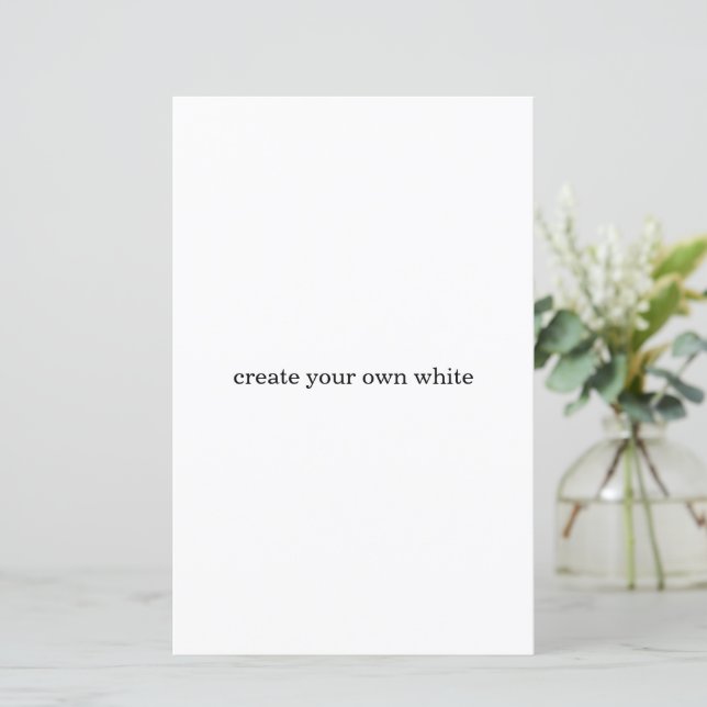 Lámina crea tu propio blanco  (Anverso de pie)