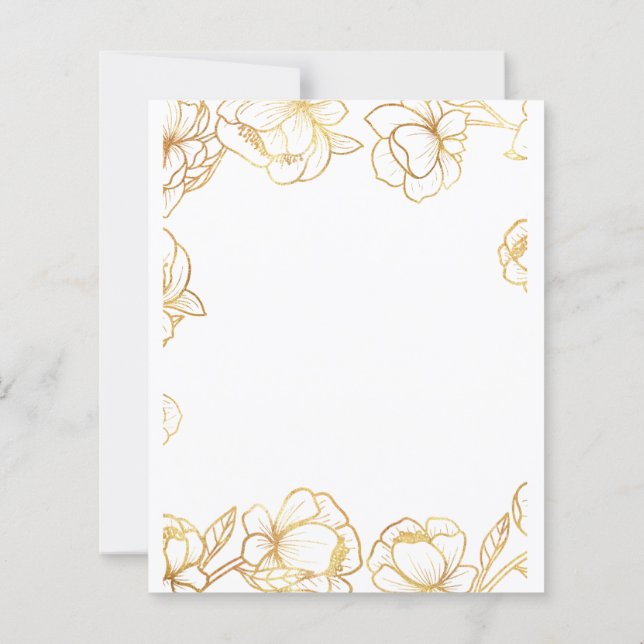 Lámina Crea tu propio blanco elegante (Reverso)