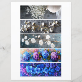 Lámina Crea tu propio conjunto de 5 marcadores de libros 