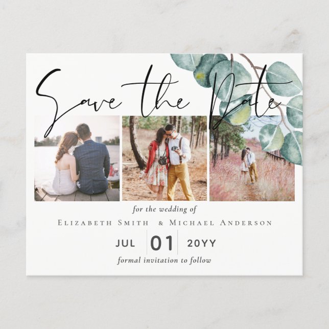 Lámina Crear su propio Personalizado Eucalyptus Greenery  (Anverso)