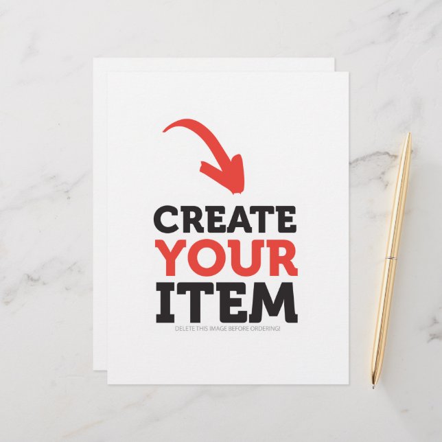 Lámina CREATE-TU-Personalizado DIY sube tu diseño (Anverso/Reverso In Situ)