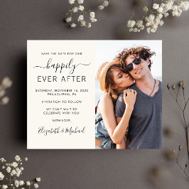 Lámina Crédito fotográfico boda Guardar la fecha