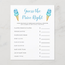 Lámina Crema De Hielo Azul Adivina El Juego De Precio Cor